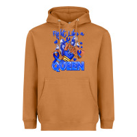 Meerkat fight like a queen navy blue colon cancer afro gir Heavyweight Hoodie - RanaPortraitStore