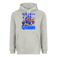 Moon Dust fight like a queen navy blue colon cancer afro gir Heavyweight Hoodie - RanaPortraitStore