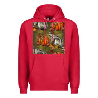 Cardinal squirrel pumpkin seamless Premium Hoodie - BundleAndBundleShop