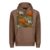 Chestnut squirrel pumpkin seamless Premium Hoodie - BundleAndBundleShop