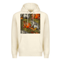 Sandshell squirrel pumpkin seamless Premium Hoodie - BundleAndBundleShop