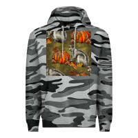 Slate Camo squirrel pumpkin seamless Premium Hoodie - BundleAndBundleShop