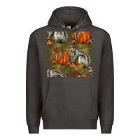 Smoke squirrel pumpkin seamless Premium Hoodie - BundleAndBundleShop