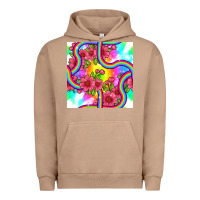 Pigment Burro tie dye floral seamless pattern Urban Hoodie - BundleAndBundleShop