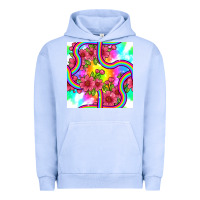 Pigment Grape Ice tie dye floral seamless pattern Urban Hoodie - BundleAndBundleShop