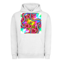 Pigment Lunar Rock tie dye floral seamless pattern Urban Hoodie - BundleAndBundleShop