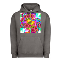 Pigment Tornado tie dye floral seamless pattern Urban Hoodie - BundleAndBundleShop