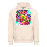 Sandshell tie dye floral seamless pattern Urban Hoodie - BundleAndBundleShop