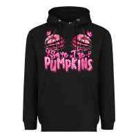 Black save the pumpkins breast cancer Heavyweight Hoodie - RanaPortraitStore