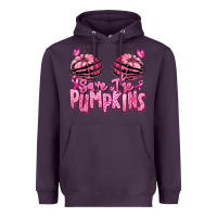 Plum save the pumpkins breast cancer Heavyweight Hoodie - RanaPortraitStore
