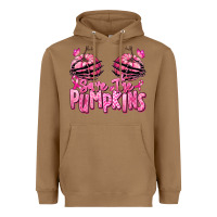 Toasted Coconut save the pumpkins breast cancer Heavyweight Hoodie - RanaPortraitStore