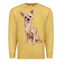 Antique Gold chihuahua Premium Sweatshirt - RanaPortraitStore