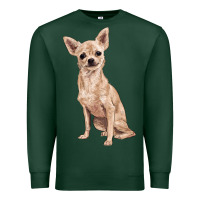 Sports Green chihuahua Premium Sweatshirt - RanaPortraitStore