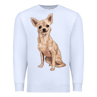 White chihuahua Premium Sweatshirt - RanaPortraitStore
