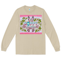 Mushroom happy easter bunny Long Sleeve Tee - BarkalooDesign