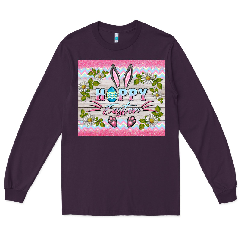 Happy Easter Bunny Long Sleeve Tee by BarkalooDesign | Teevron
