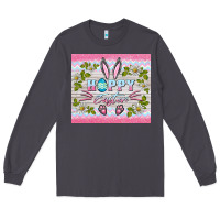 Smoke happy easter bunny Long Sleeve Tee - BarkalooDesign