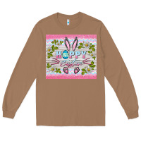 Toasted Coconut happy easter bunny Long Sleeve Tee - BarkalooDesign
