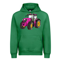 Emerald western farm tractor pink Urban Hoodie - Artiststas