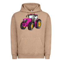 Pigment Burro western farm tractor pink Urban Hoodie - Artiststas