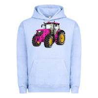 Pigment Grape Ice western farm tractor pink Urban Hoodie - Artiststas