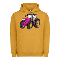 Pigment Peanut Butter western farm tractor pink Urban Hoodie - Artiststas