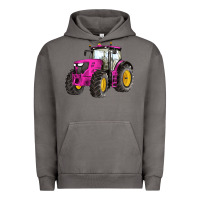 Pigment Tornado western farm tractor pink Urban Hoodie - Artiststas