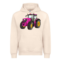 Sandshell western farm tractor pink Urban Hoodie - Artiststas