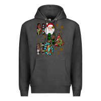 Charcoal Heather ho ho ho Premium Hoodie - JahusDesignShop