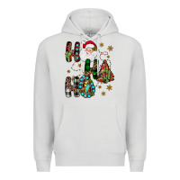 Dove Grey ho ho ho Premium Hoodie - JahusDesignShop