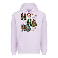Lilac ho ho ho Premium Hoodie - JahusDesignShop