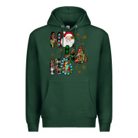 Sports Green ho ho ho Premium Hoodie - JahusDesignShop