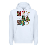 White ho ho ho Premium Hoodie - JahusDesignShop