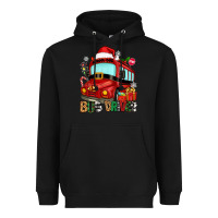 Black christmas bus driver Heavyweight Hoodie - Zillion Design Studio