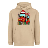 Mushroom christmas bus driver Heavyweight Hoodie - Zillion Design Studio