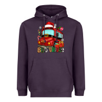 Plum christmas bus driver Heavyweight Hoodie - Zillion Design Studio
