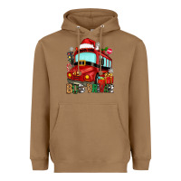 Toasted Coconut christmas bus driver Heavyweight Hoodie - Zillion Design Studio