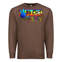 Chestnut it's ok to say gay Premium Sweatshirt - Zillion Design Studio