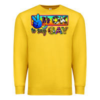 Lemon it's ok to say gay Premium Sweatshirt - Zillion Design Studio