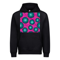 Black floral pink leopard seamless pattern Urban Hoodie - BundleAndBundleShop