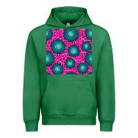 Emerald floral pink leopard seamless pattern Urban Hoodie - BundleAndBundleShop