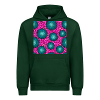 Foreset Green floral pink leopard seamless pattern Urban Hoodie - BundleAndBundleShop