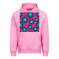 Fuchsia Pink floral pink leopard seamless pattern Urban Hoodie - BundleAndBundleShop