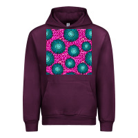 Mauve Wine floral pink leopard seamless pattern Urban Hoodie - BundleAndBundleShop