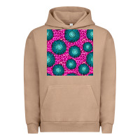 Pigment Burro floral pink leopard seamless pattern Urban Hoodie - BundleAndBundleShop