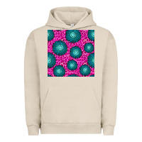 Pigment French Oak floral pink leopard seamless pattern Urban Hoodie - BundleAndBundleShop