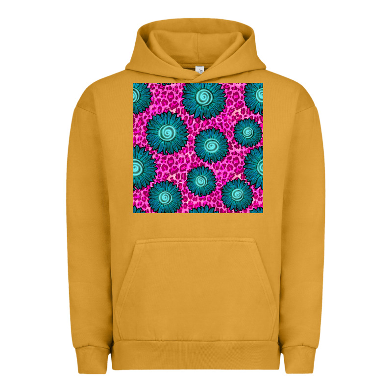 Floral Pink Leopard Seamless Pattern Urban Hoodie by BundleAndBundleShop | Teevron