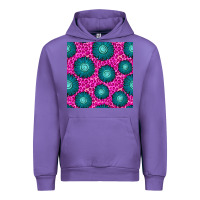 Tulip floral pink leopard seamless pattern Urban Hoodie - BundleAndBundleShop