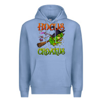 Colony Blue hocus croakus Premium Hoodie - BundleAndBundleShop
