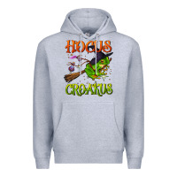 Heather Grey hocus croakus Premium Hoodie - BundleAndBundleShop